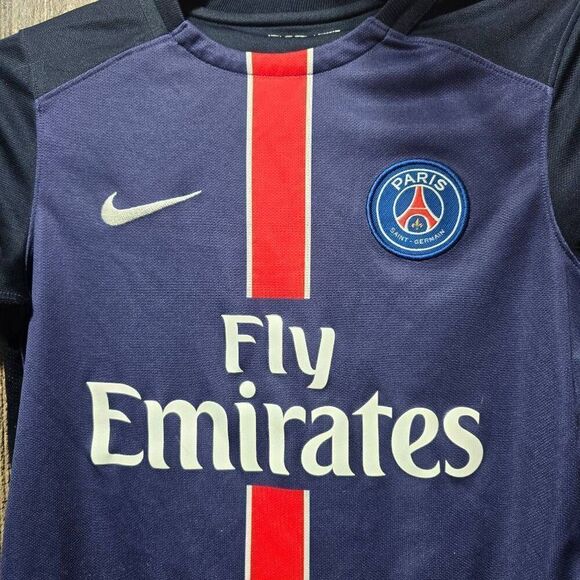 NIKE PSG HOME FOOTBALL SHIRT #10 ZLATAN IBRAHIMOVIC 2015-16 YOUTH - Picture 2 of 8